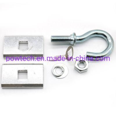 Hardware Fitting Galvanized Steel Two Slots Hook