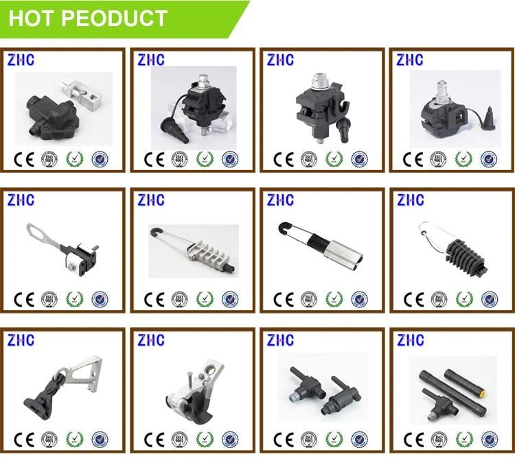 Neutral Transmission Overhead Line Dead End Strain Wedge Clamp