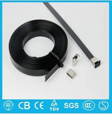 High Quality Dnv UL Listed PVC Coated Stainless Steel Cable Tie