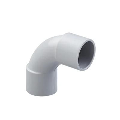 PVC Fitting Pipe Conduit 90 Degree Elbow Solid