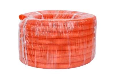 Orange 25mm PVC Electric Wire Flexible Tubing Price Pipe Corrugated Conduit