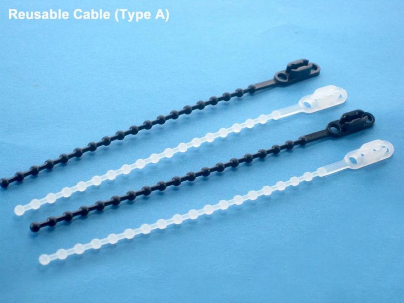 Reusable Nylon Cable Tie for Computer Wire Bundle