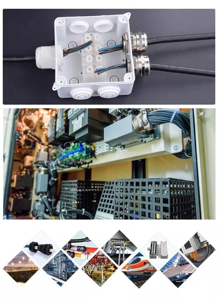 Pg42 EMC Grounding Glands Metal Cable Gland for Shielded Cable