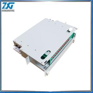 Sc/FC/LC Fiber Adapter 19 Inch 24 Core 2u ODF Optical Fiber Distribution Frame