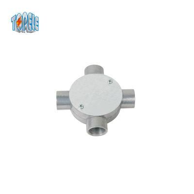4 Way Electrical Malleable Iron or Aluminum Round Junction Box