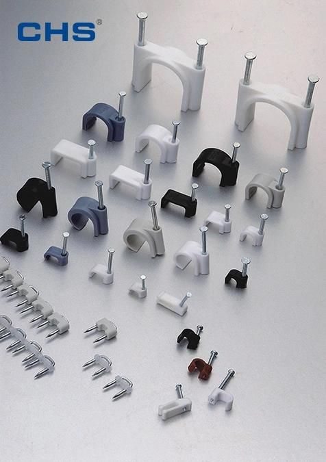 Telphone Wire Clips (PE, WHITE)