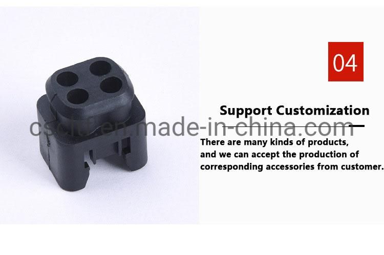 Black Color 4p Connector Male to Female Plug Automotive Waterproof Connector