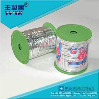 High Quality Golden/Silver Twist Cable Tie (PE/PVC)