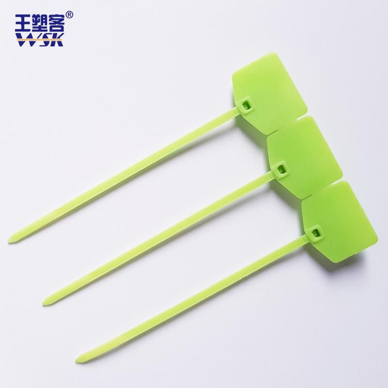 120mm 160mm Plastic Zip Ties with Tags for Shoes
