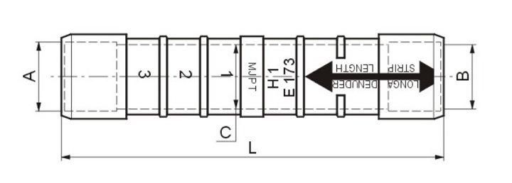 Mjpt LV Pre-Insulated Aluminum Sleeve for Connect The Insulated Cable