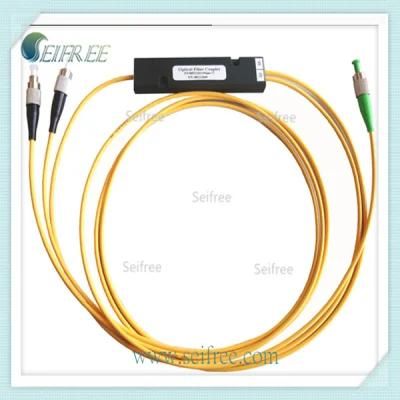 1X2 Splitter Fiber Optical Fused Splitter with FC Optical Connector