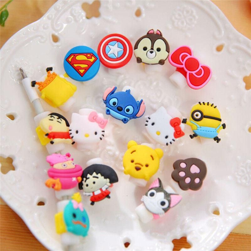 Phone Charging Cable Cartoon Protector Case Data Line Protection Cover