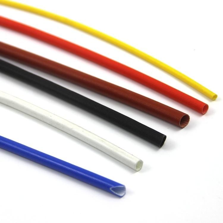 Silicone Fiberglass Flexible Insulating Braided Hollow Tube