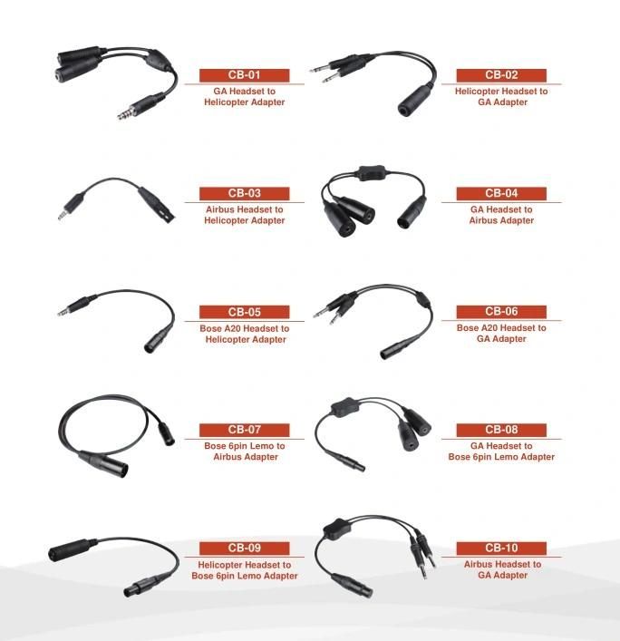 Replace Helicopter Coiled Cord Nexus Plug with Curly Cables for Helicopter Headset