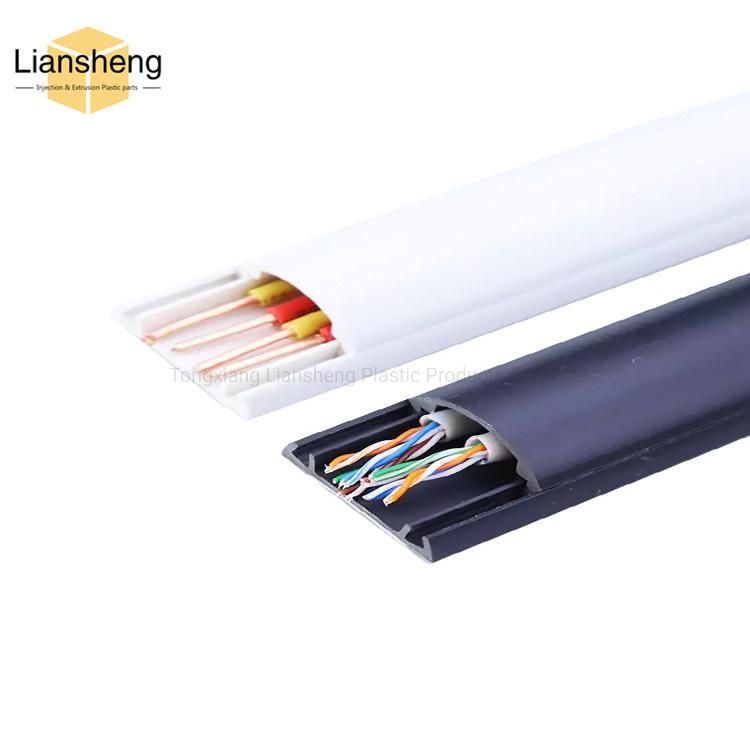 Semi Circle Adhesive Plastic Cable Sleeve