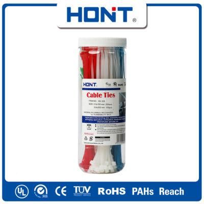Plastic Ht-4.8*190mm Self Locking Nylon Cable Tie with Ce
