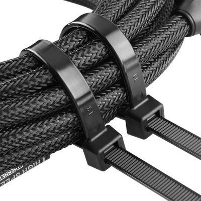 Manufacture 1.9*80mm Black Nylon Hi Quality Self Locking Cable Tie