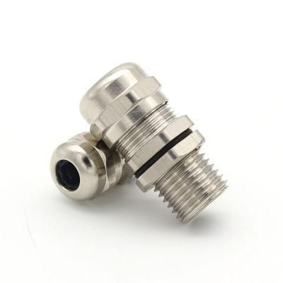 Longer Thread Waterproof Brass Cable Gland M18*1.5 Brass Metal Glands