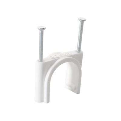 5 mm Plastic PE Material Flat Wire Nail Cable Clip