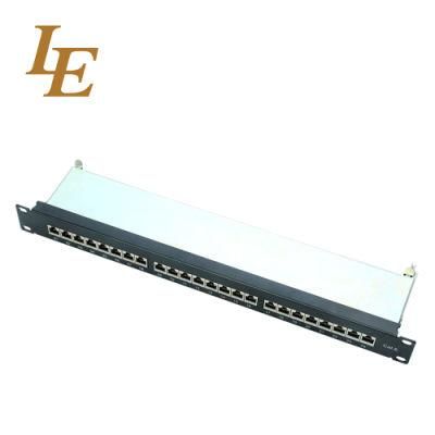 1u FTP 24port with Cable Management Krone IDC CAT6 Patch Panel