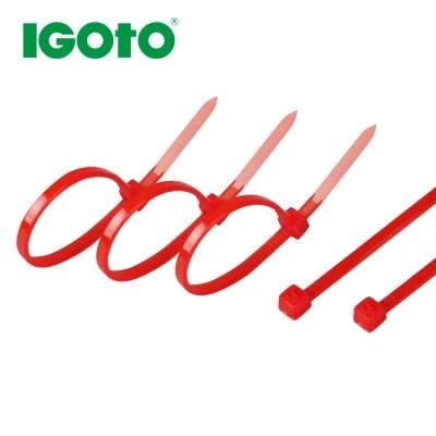 Colored Soft Self-Locking Nylon Cable Tie High Quality and Low Price Tie Wraps Many Product Specifications Plastic Ties