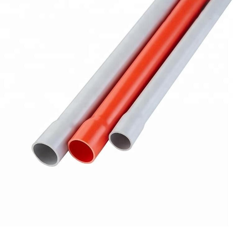 Heavy Duty Orange Underground PVC Electrical Conduit