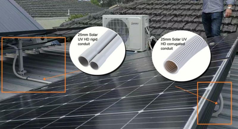 Factory Supplier 32mm 40mm UV Resistant Solar Panel PVC Pipe Conduit