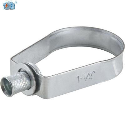Steel Electrical Pipe Clamp Swivel Loop Hanger Clamp with Rubber