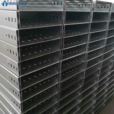 The Best Selling 500*200mm Ventilated or Perforated Trough Aluminum Alloy Cable Tray