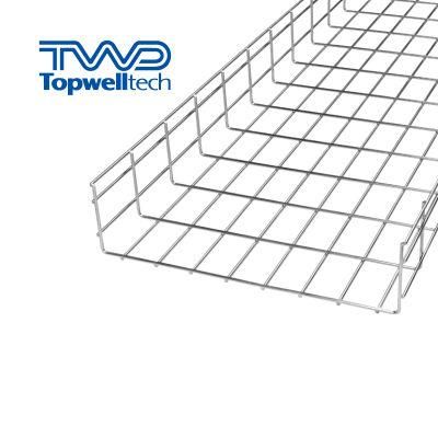 High Quality Steel Wire Mesh Cable Tray Perforated Ladder Type Cable Tray 30h 50h