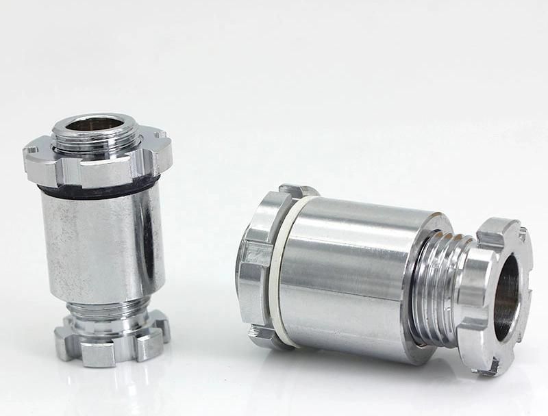 Tj-42 Chrome Plated Brass Marine Cable Glands with Rubber Gasket