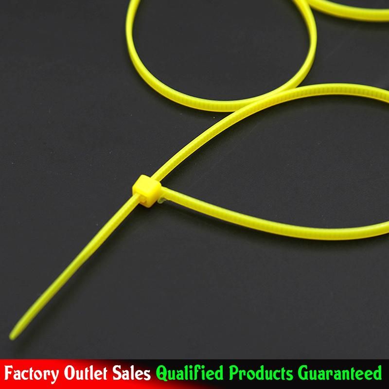 Yellow Color Nylon66 Cable Ties