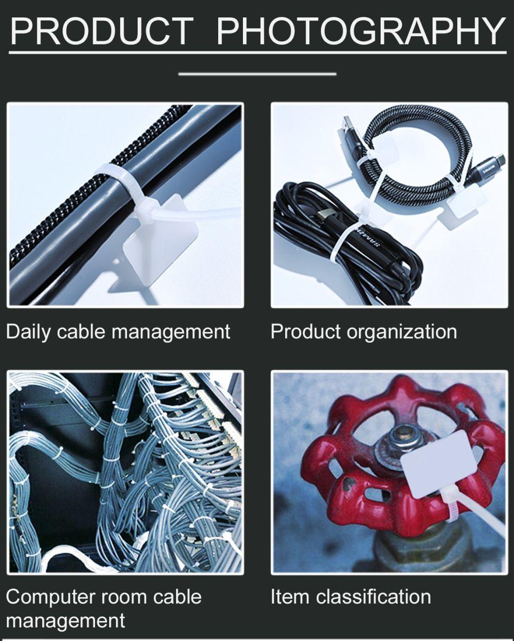 Nylon Cable Marker Self-Locking Colourful Wire Strap Label Ties
