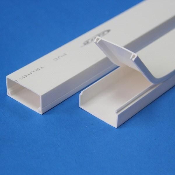 Fire Retardant PVC Trunking Mini Size 10X10mm Big Size 100X150mm PVC Trunking