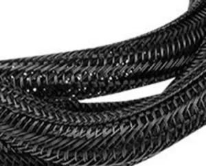 Self-Closing, Overlapping Edge Pet PA Filament Knitted Hose Protector for Automobile