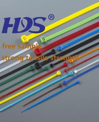 Free Sample Self-Locking Nylon 66 Cable Tie Zip Tie 7.6*400mm