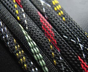 Expandable Braided Sleeving Applied for Wire Cable Sleeve Protection Pet and PA Fiber