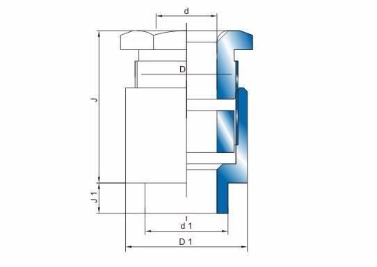 Th-58 Marine Cable Gland Brass Cord Grips Th Soldiered Type