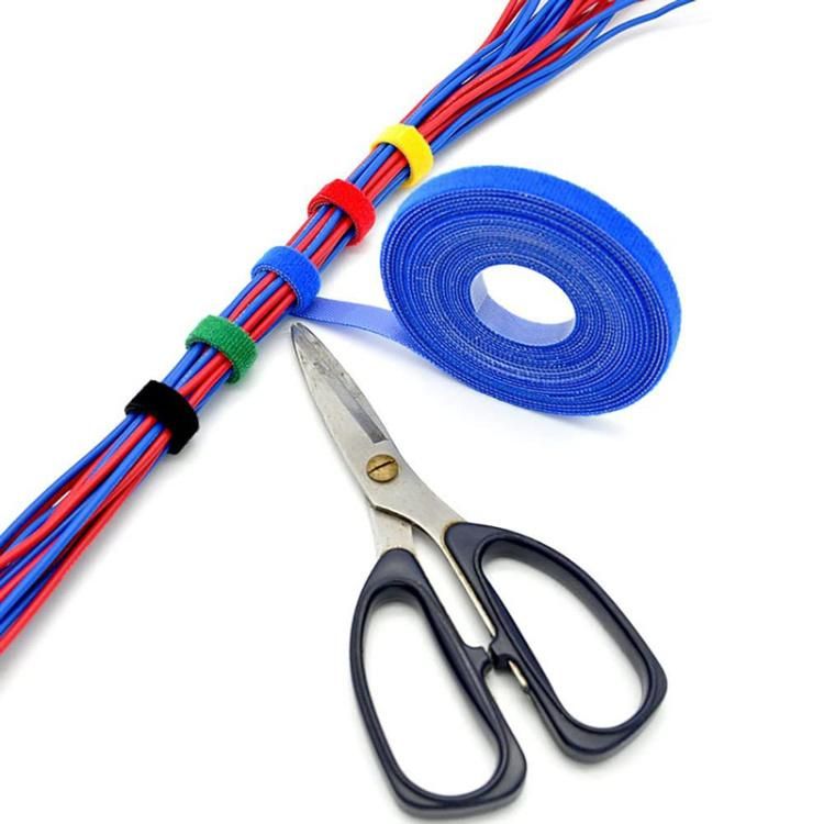 Nylon Back to Back Hook and Loop Strip Fastener Self-Locking Cable Tie