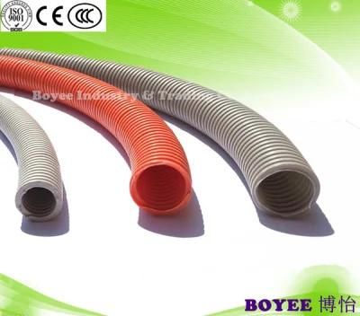 Plastic PVC Corrugated Flexible Cable Conduit