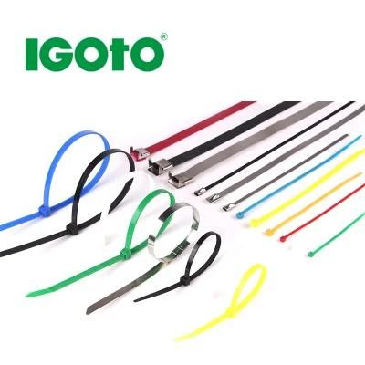 Hot Sale 7.5*500mm Heavy Duty Nylon PA66 Self Locking Plastic Cable Ties Zip Ties