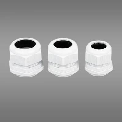 White Grey Black Nylon Cable Gland with Washer Rubber Pg-29