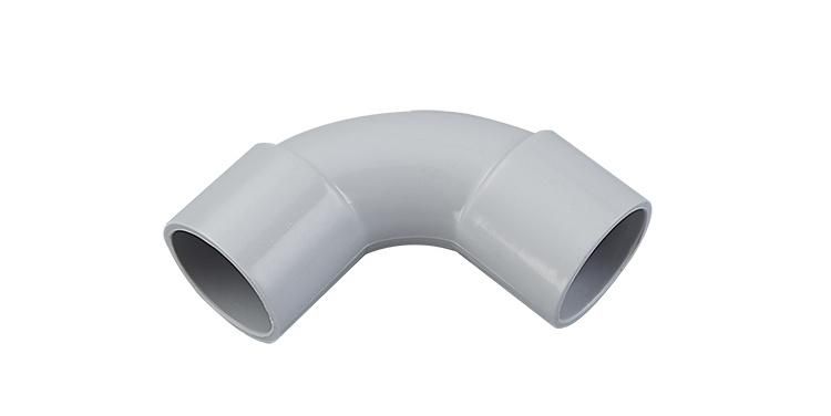 UV Resistance Rigid PVC Electrical Conduit Fittings 90 Degree Elbow