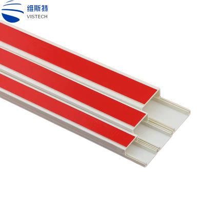 Ageing Resistance PVC Electrical Channel Trunking Cable Ducts