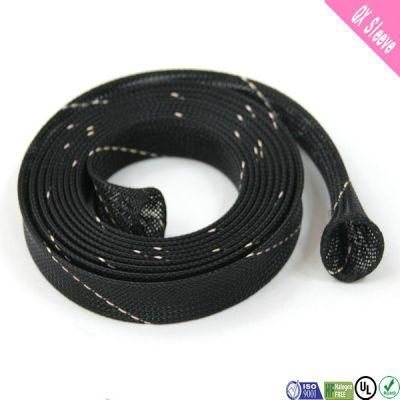 Tight Weave Flame Retardant Pet Expandable Braided Mesh Tubing