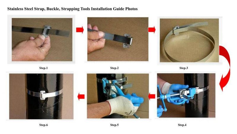 High Quality Stainless Steel Band, Buckle, Strapping Tools for Cable Clamp