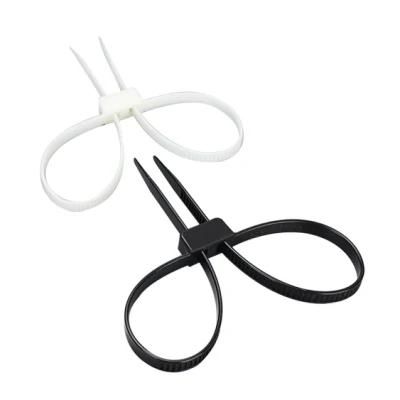 Wholesale 12*700 Black Nylon Heavy Duty Plastic Handcuff Cable Tie