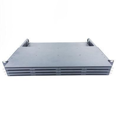 Abalone 144port Optic Panel Fiber Optic Socket Panel FTTH Rosette Sliding Box