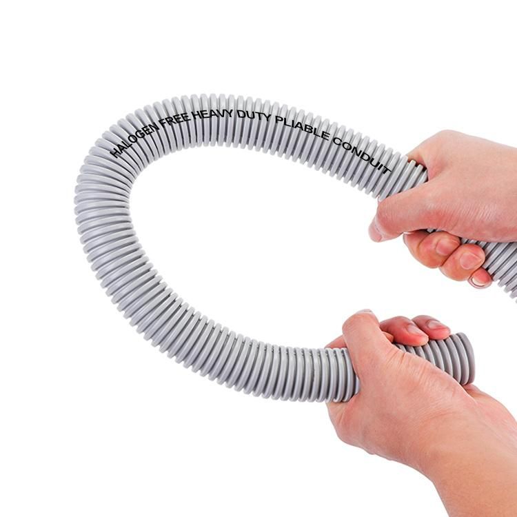 25mm2 HD Grey Corrugated Conduit Solar, Solar Flex Conduit, As2053 Flexible Conduit