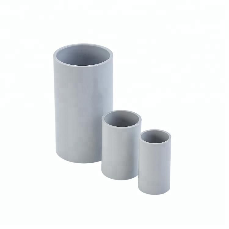 Electrical Conduit Coupling Pipe Fittings 20mm Halogen Free Grey Color